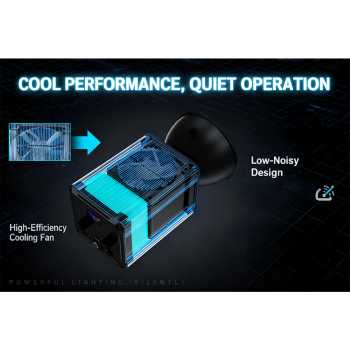 Gambar produk LIYADI Lampu Studio Fotografi COB LED RGBW 24 Mode 10000mAh 100W - ND100