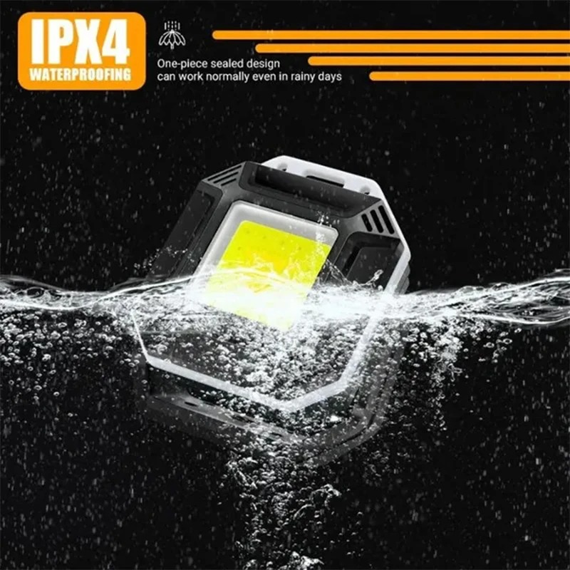 SeaSoar Lampu Outdoor Magnetic Work Light LED COB 850mAh IPX4 - SS-50 Gambar produk SeaSoar Lampu Outdoor Magnetic Work Light LED COB 850mAh IPX4 - SS-50