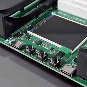 Gambar produk DIYMORE Tester Baterai 18650 LCD Display Single Channel Type C 5V - X-HX0598A