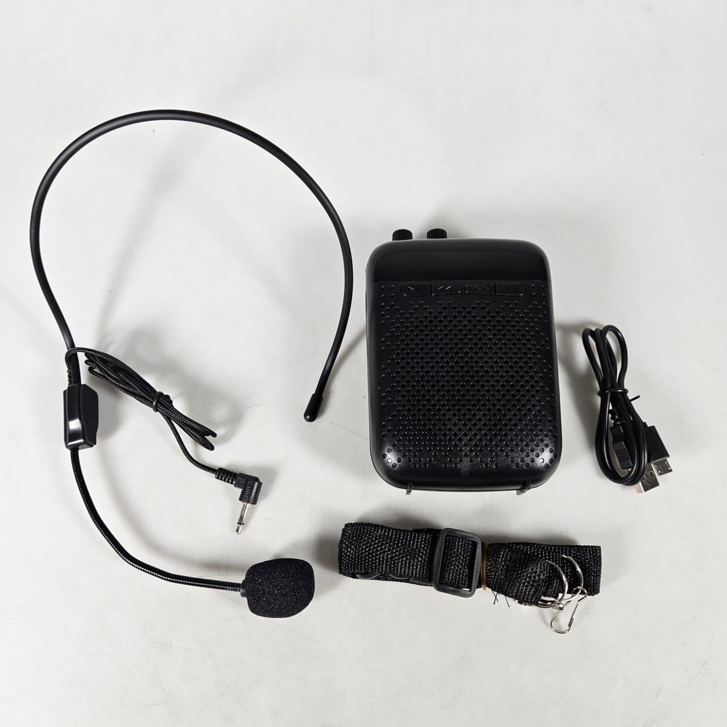 Little Bee Speaker Pinggang Bluetooth Voice Amplifier LED Wired 3W - YW-168U Gambar produk Little Bee Speaker Pinggang Bluetooth Voice Amplifier LED Wired 3W - YW-168U