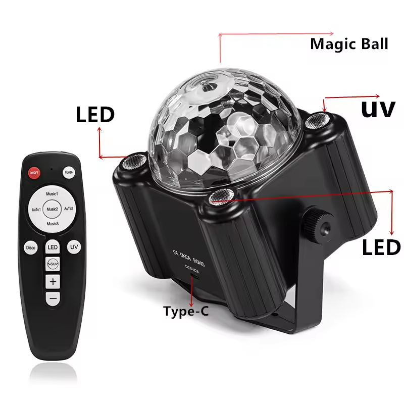 GOXI Lampu Sorot LED Beam Disco KTV Voice Control Glow Light 9W - G9 Gambar produk GOXI Lampu Sorot LED Beam Disco KTV Voice Control Glow Light 9W - G9