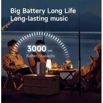 Gambar produk ZEALOT Speaker Bluetooth Portable Subwoofer Waterproof IPX5 3000mAh - S-320