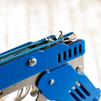 Gambar produk HoMart Mainan Pistol Karet Gelang Foldable Rubber Band Gun - XH-099
