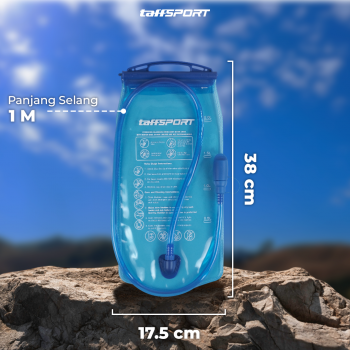 Gambar produk TaffSPORT Kantong Air Minum Water Bladder Hydration Pack Food Grade 2L - SD16
