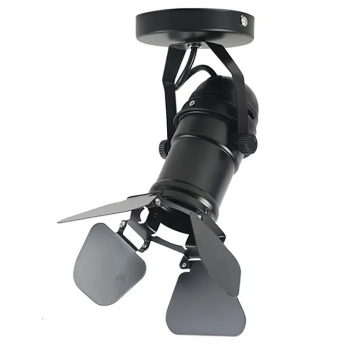 GYUKI Fitting Lampu Sorot Vintage Retro Spotlight Lightning E27 Small - PAR30 Gambar produk GYUKI Fitting Lampu Sorot Vintage Retro Spotlight Lightning E27 Small - PAR30