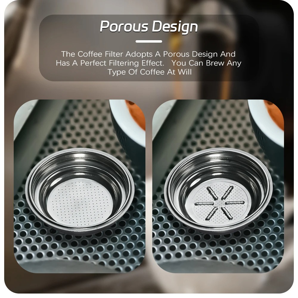 Dalinwell Filter Basket Portafilter Double Wall Pressurized 51mm 1 Cup - DWL-51P Gambar produk Dalinwell Filter Basket Portafilter Double Wall Pressurized 51mm 1 Cup - DWL-51P