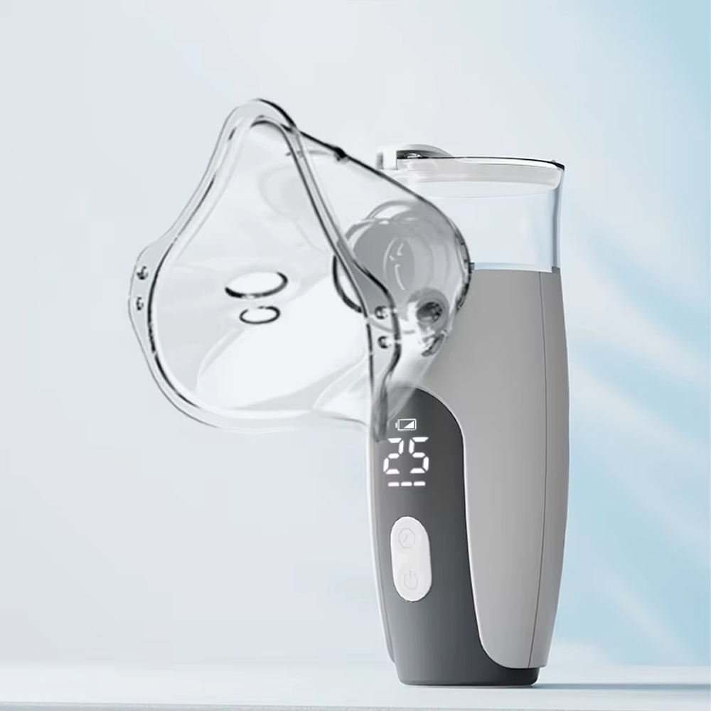 LASMA Alat Terapi Pernapasan Mesh Nebulizer Portable Inhaler Rechargeable - HH-W610 Gambar produk LASMA Alat Terapi Pernapasan Mesh Nebulizer Portable Inhaler Rechargeable - HH-W610