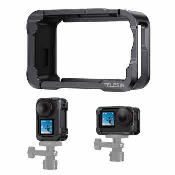 Gambar produk TELESIN Case Pelindung Kamera Aksi DJI Osmo Action 6 Protective Frame - S6-FMS-35-TDJ