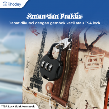 Gambar produk Rhodey RAIMIQI SEMOR Tas Jinjing Duffle Bag PU Leather Unisex 20 Inch Iron Beauty - CB001