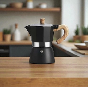 Gambar produk One Two Cups Moka Pot Espresso Coffee Maker 3 Cup 150ml with Heater - WY-03E