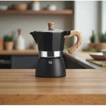 One Two Cups Moka Pot Espresso Coffee Maker 3 Cup 150ml with Heater - WY-03E