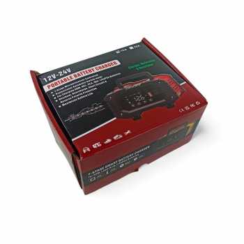 Gambar produk FOXSUR Charger Baterai Aki Mobil Motor Portable 10A 150W 12/24V - FPT-100
