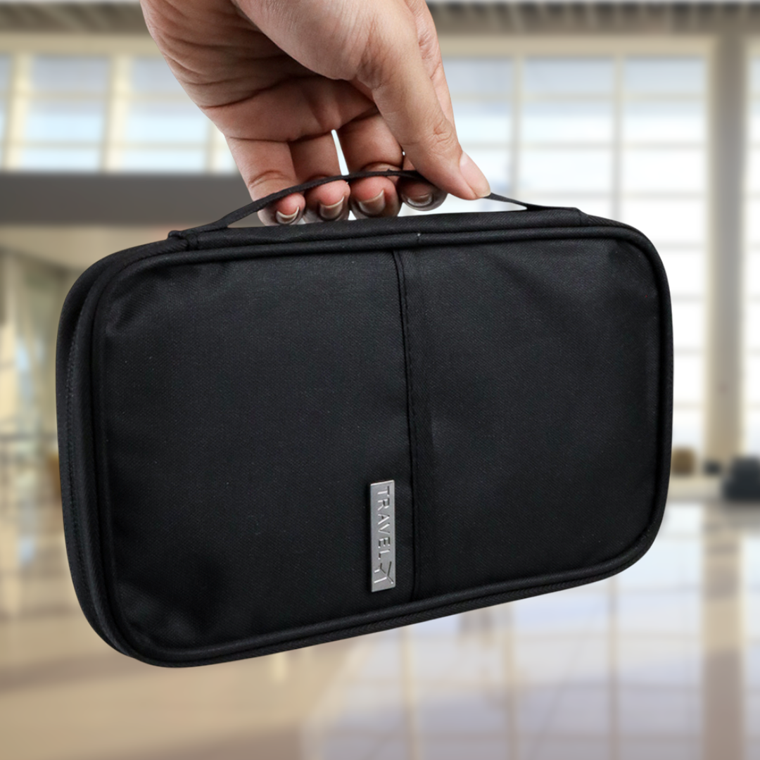 Dawndesslo Tas Travel Passport Holder Document Case S - D01 Gambar produk Dawndesslo Tas Travel Passport Holder Document Case S - D01