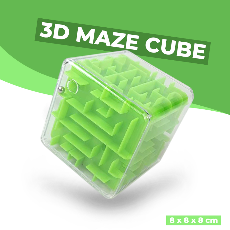 UainCube 3D Maze Labyrinth Speed Puzzle Cube - 6178 Gambar produk UainCube 3D Maze Labyrinth Speed Puzzle Cube - 6178