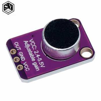 Gambar produk AITEXM Electret Microphone Amplifier Module Manual Adjustable Gain - GY-MAX4466