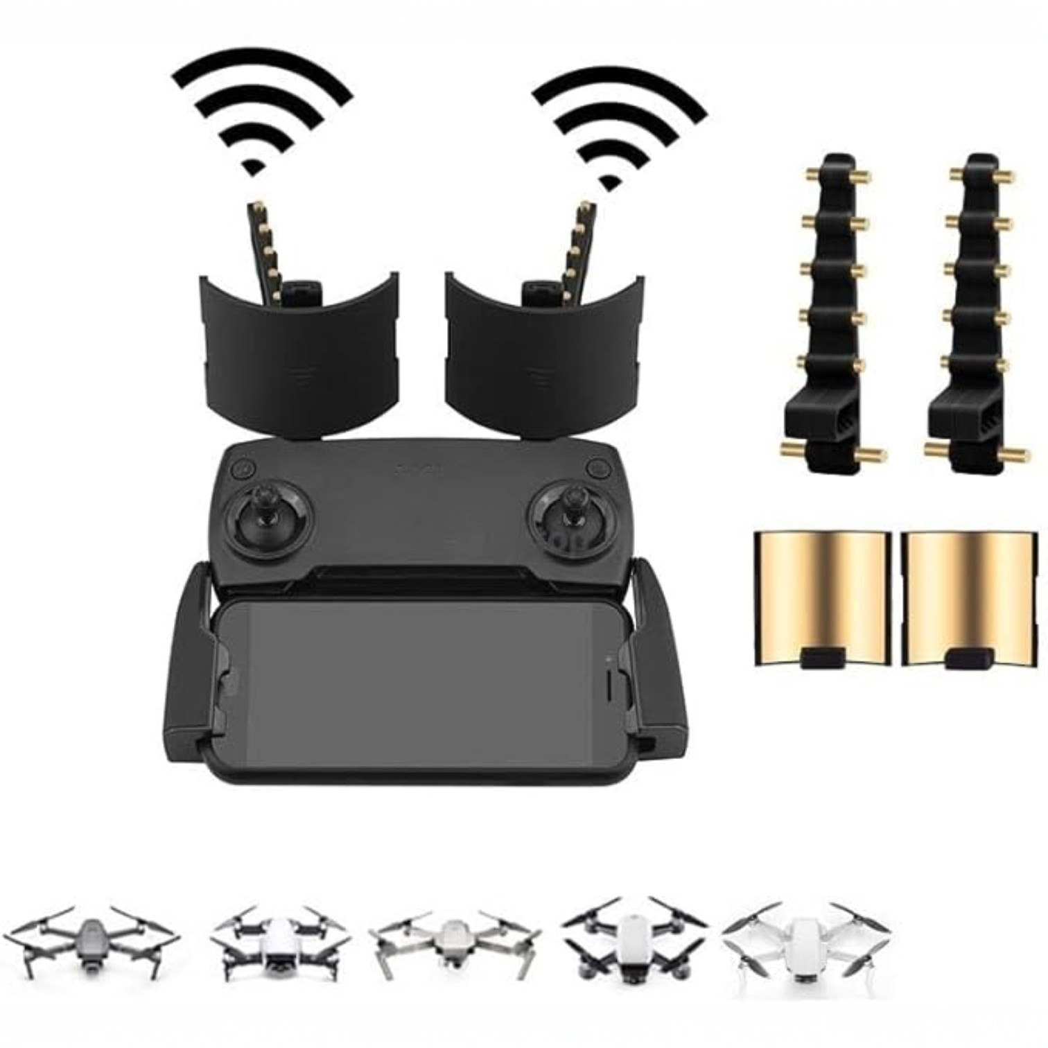 BRDRC Antena Yagi Penguat Sinyal Remot Drone DJI 5.8GHz - EWB7756 Gambar produk BRDRC Antena Yagi Penguat Sinyal Remot Drone DJI 5.8GHz - EWB7756