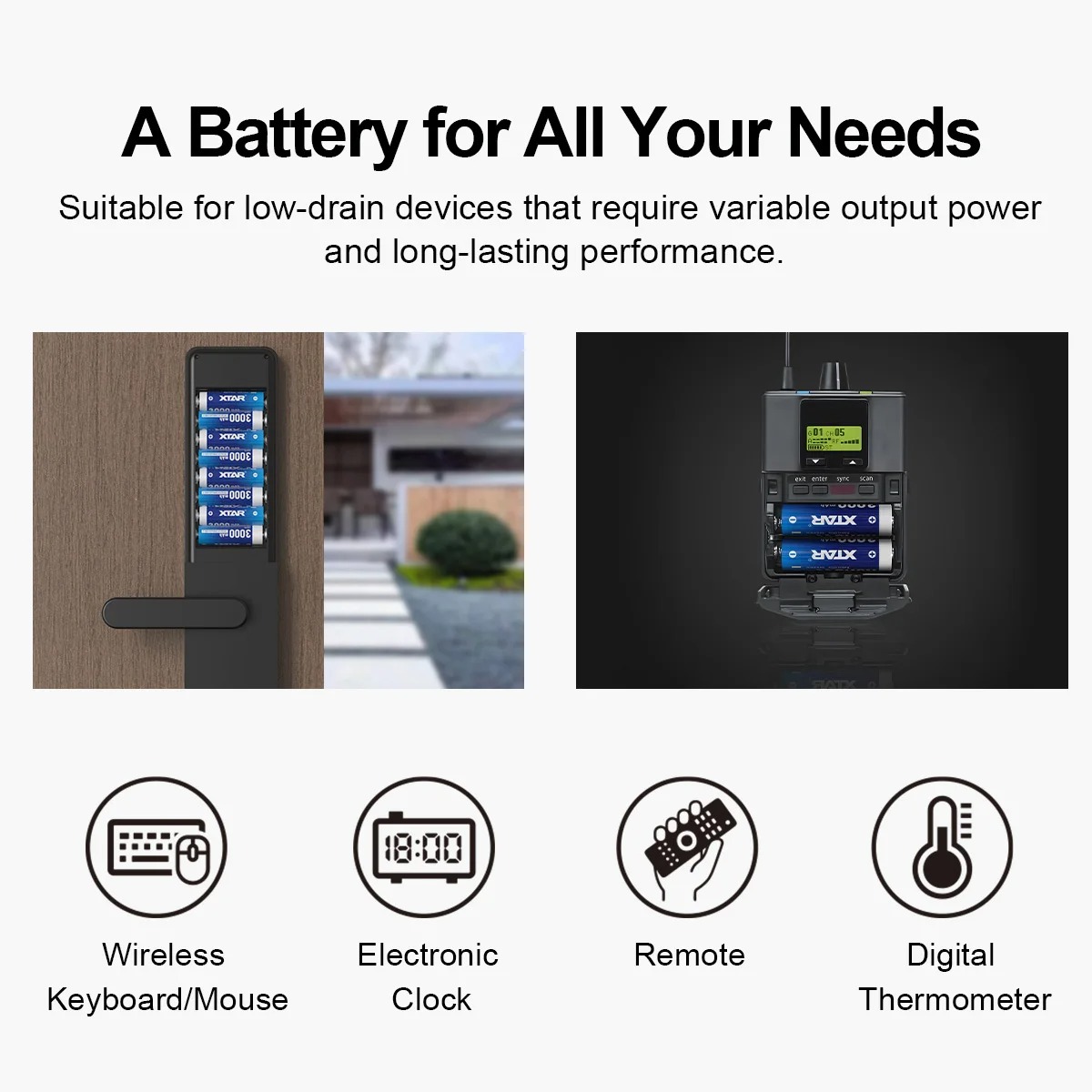 XTAR Baterai Rechargeable AA LR Type C 1.5V 2.5A 4 PCS 3000mAh - XT-40 Gambar produk XTAR Baterai Rechargeable AA LR Type C 1.5V 2.5A 4 PCS 3000mAh - XT-40