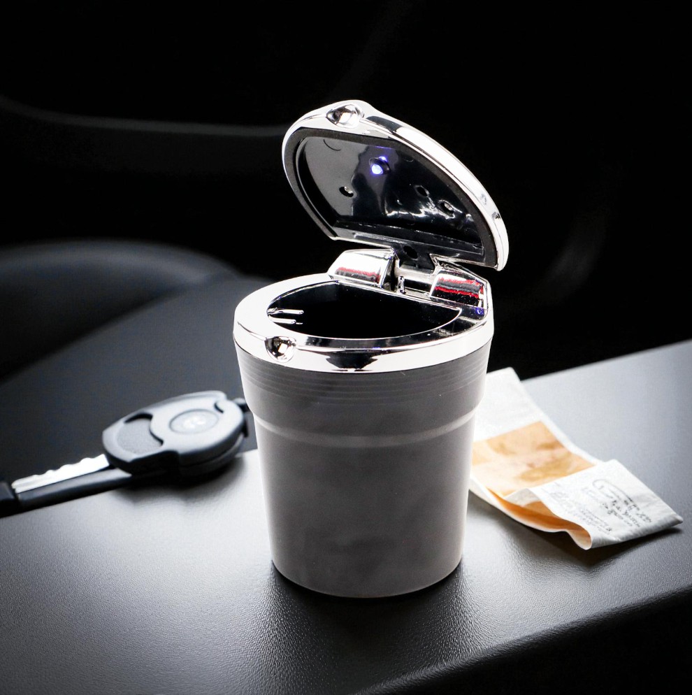 Gambar produk ASHIRAY Tray Asbak Mobil dengan Lampu LED - JC-331