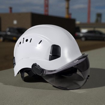 Aolamegs Helm Proyek Konstruksi K3 Safety Protection Double Visor - SF06