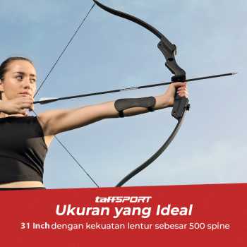 TaffSPORT Anak Panah Carbon Sport Equipment Spine 500 31 Inch 1 PCS Gambar produk TaffSPORT Anak Panah Carbon Sport Equipment Spine 500 31 Inch 1 PCS