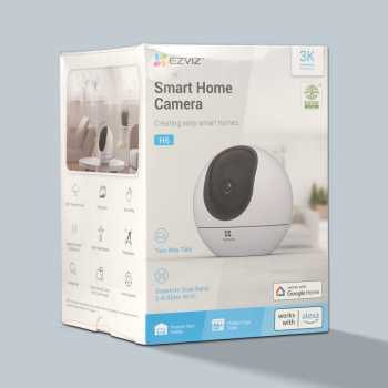 Gambar produk EZVIZ Kamera CCTV PTZ WiFi Smart IP Camera AI Tracking 3K 5MP - H6