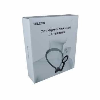 Gambar produk TELESIN Holder Leher Kamera HP Neck Mount with Magnetic Phone Holder - P2-HNB-02-GY