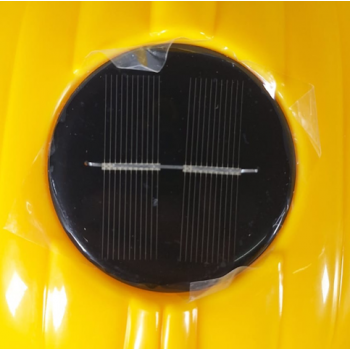 Gambar produk SDJZT Helm Proyek Konstruksi K3 Kipas Tenaga Surya Safety PE Material - LM02