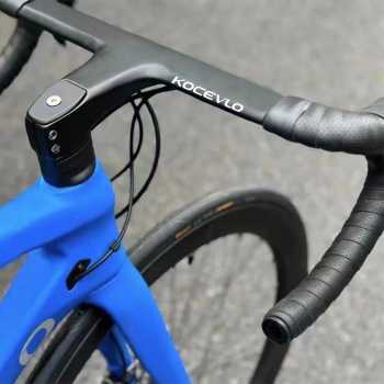 Gambar produk KOCELVO Setang Sepeda Balap Bicycle Bend Handle Carbon Fiber 40cm - X01