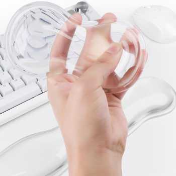Gambar produk KEPUTA Sandaran Tangan Keyboard Wrist Rest Cool Silicone Gel - KP-36