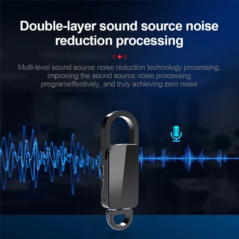 Shoumi Perekam Suara Mini Portabel Voice Recorder Noise Reduction 32GB - S20+ Gambar produk Shoumi Perekam Suara Mini Portabel Voice Recorder Noise Reduction 32GB - S20+