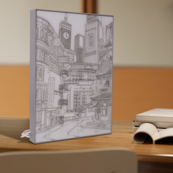 Gambar produk YORYZENG Lampu Meja Hias Lukisan 3in1 Color LED USB 30.5cm Changsha City - YY31