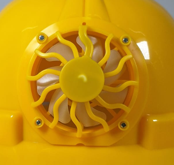 SDJZT Helm Proyek Konstruksi K3 Kipas Tenaga Surya Safety PE Material - LM02 Gambar produk SDJZT Helm Proyek Konstruksi K3 Kipas Tenaga Surya Safety PE Material - LM02