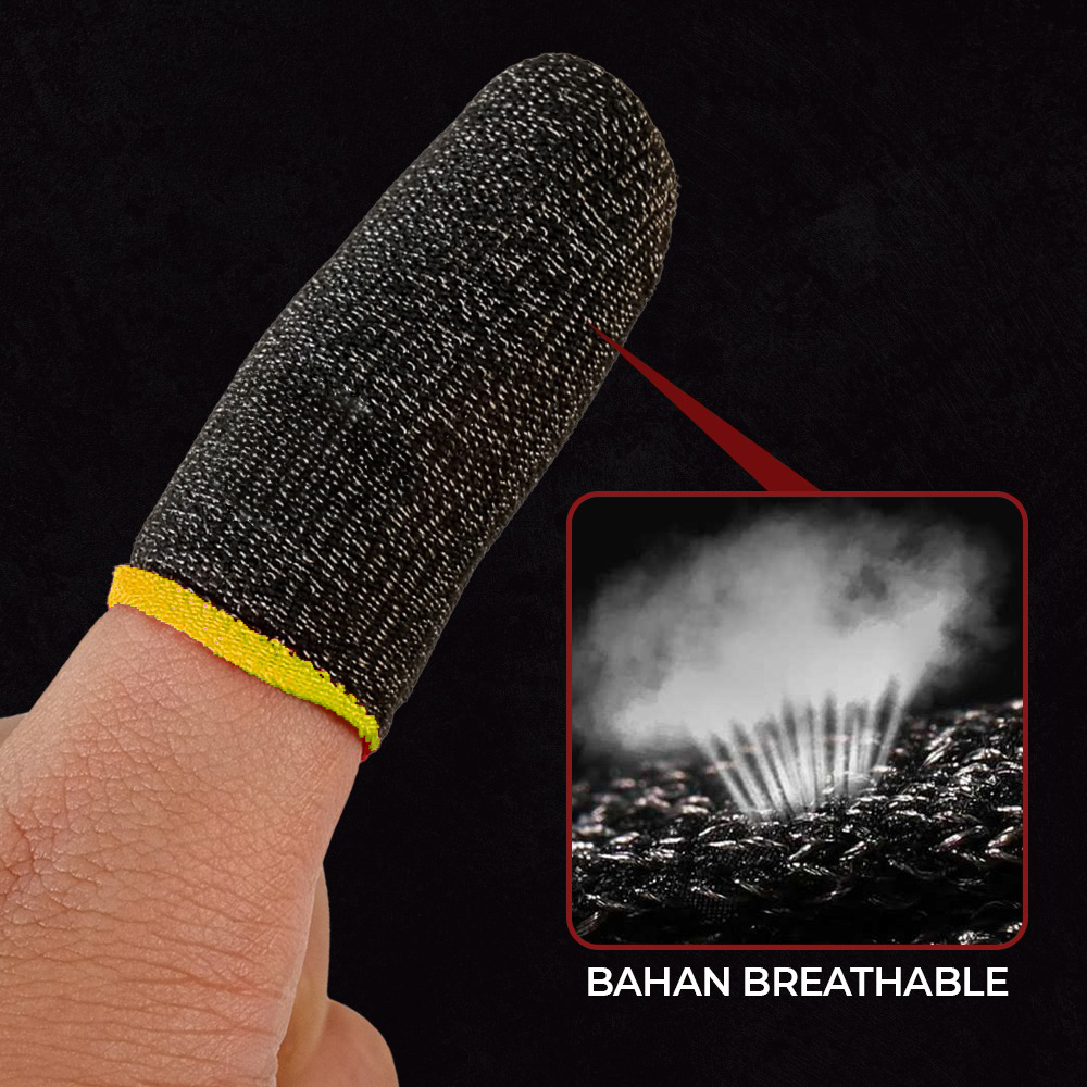 Gambar produk Shezi Sarung Tangan Jari Gaming Finger Sleeve Breathable Touchscreen - S02