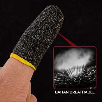 Gambar produk Shezi Sarung Tangan Jari Gaming Finger Sleeve Breathable Touchscreen - S02