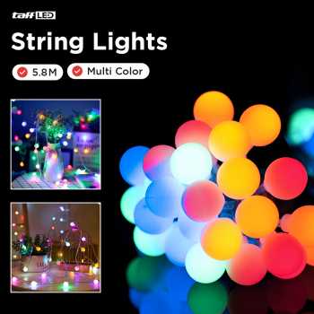 TaffLED Lampu Hias String Lights Fairy Garland Waterproof 40 LED 5.8M - XD200
