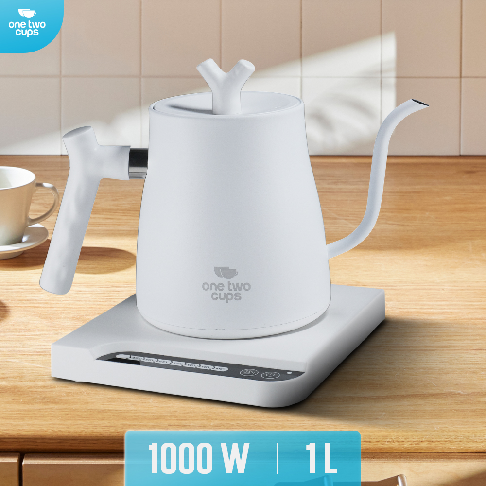 Gambar produk One Two Cups Teko Listrik Kopi Pemanas Air Heater Display 1000W 1L - HR-462