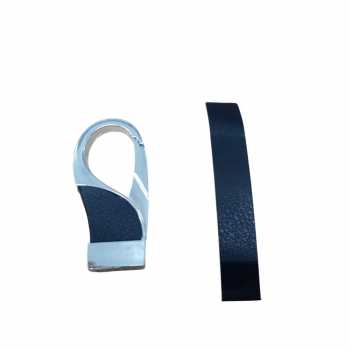 Gambar produk Januel Gantungan Kunci Mobil Alloy Leather Car Keychain - Jn16