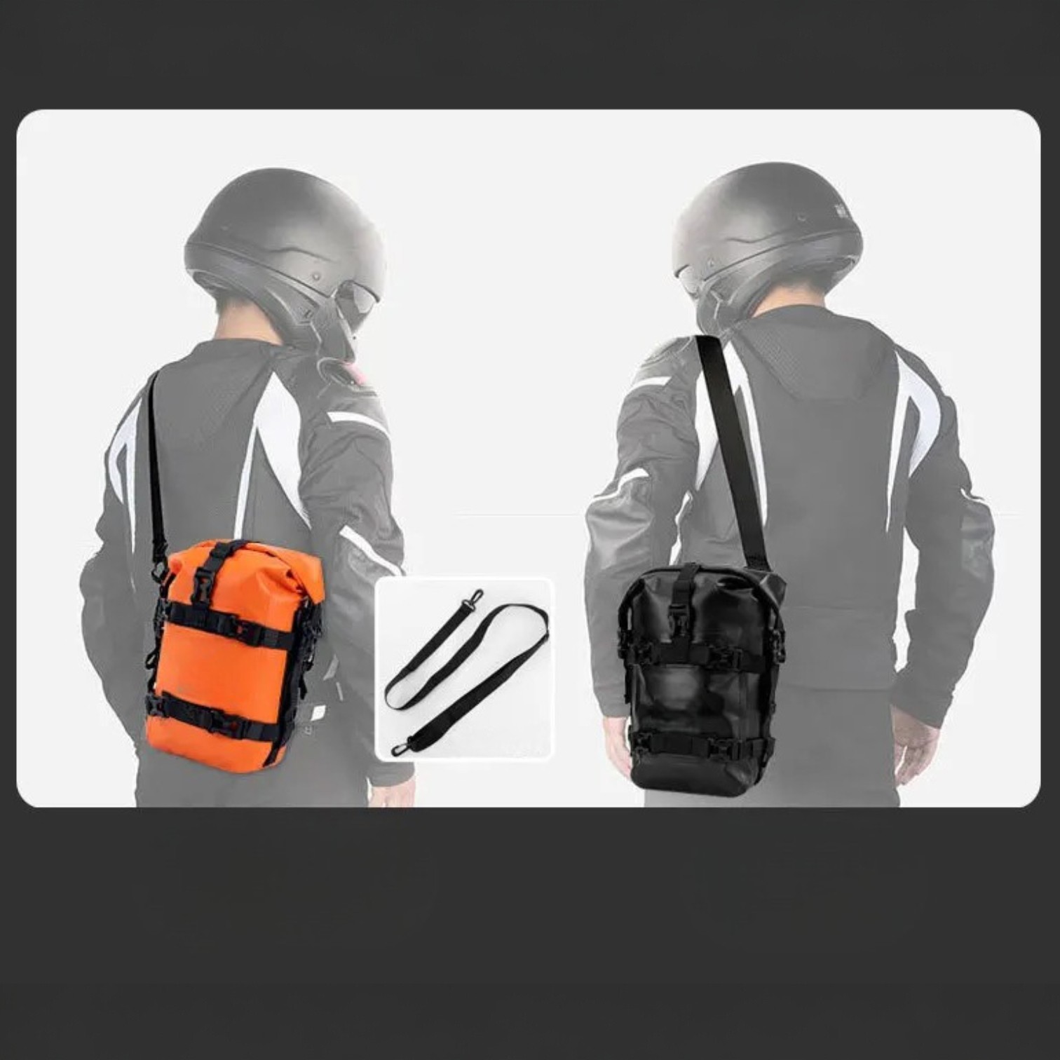 Blinkminds Tas Motor Touring Side Bumper Pannier Bag Waterproof 8L - BM07 Gambar produk Blinkminds Tas Motor Touring Side Bumper Pannier Bag Waterproof 8L - BM07