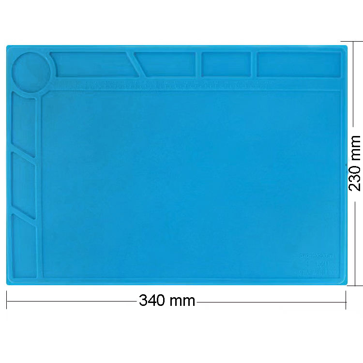LUXIANZI Alas Matras Solder Heat Insulation Mat Non Magnetic 340x230mm - S120 Gambar produk LUXIANZI Alas Matras Solder Heat Insulation Mat Non Magnetic 340x230mm - S120