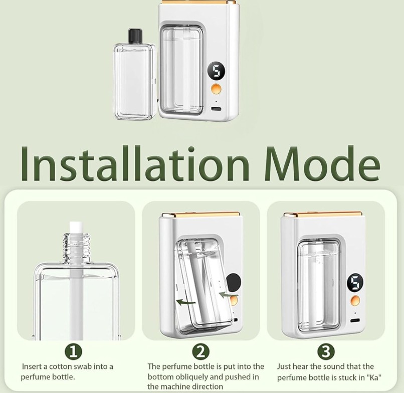 ERRIPE Diffuser Automatic Essential Oil Aromatherapy 5 Speed 50ml With Oil - EP56 Gambar produk ERRIPE Diffuser Automatic Essential Oil Aromatherapy 5 Speed 50ml With Oil - EP56