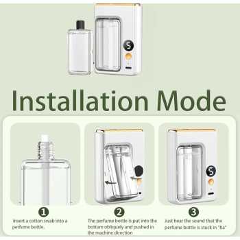 Gambar produk ERRIPE Diffuser Automatic Essential Oil Aromatherapy 5 Speed 50ml With Oil - EP56