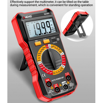 Gambar produk ANENG Digital Multimeter Voltage Tester 1999 Count NCV Triode - SZ305
