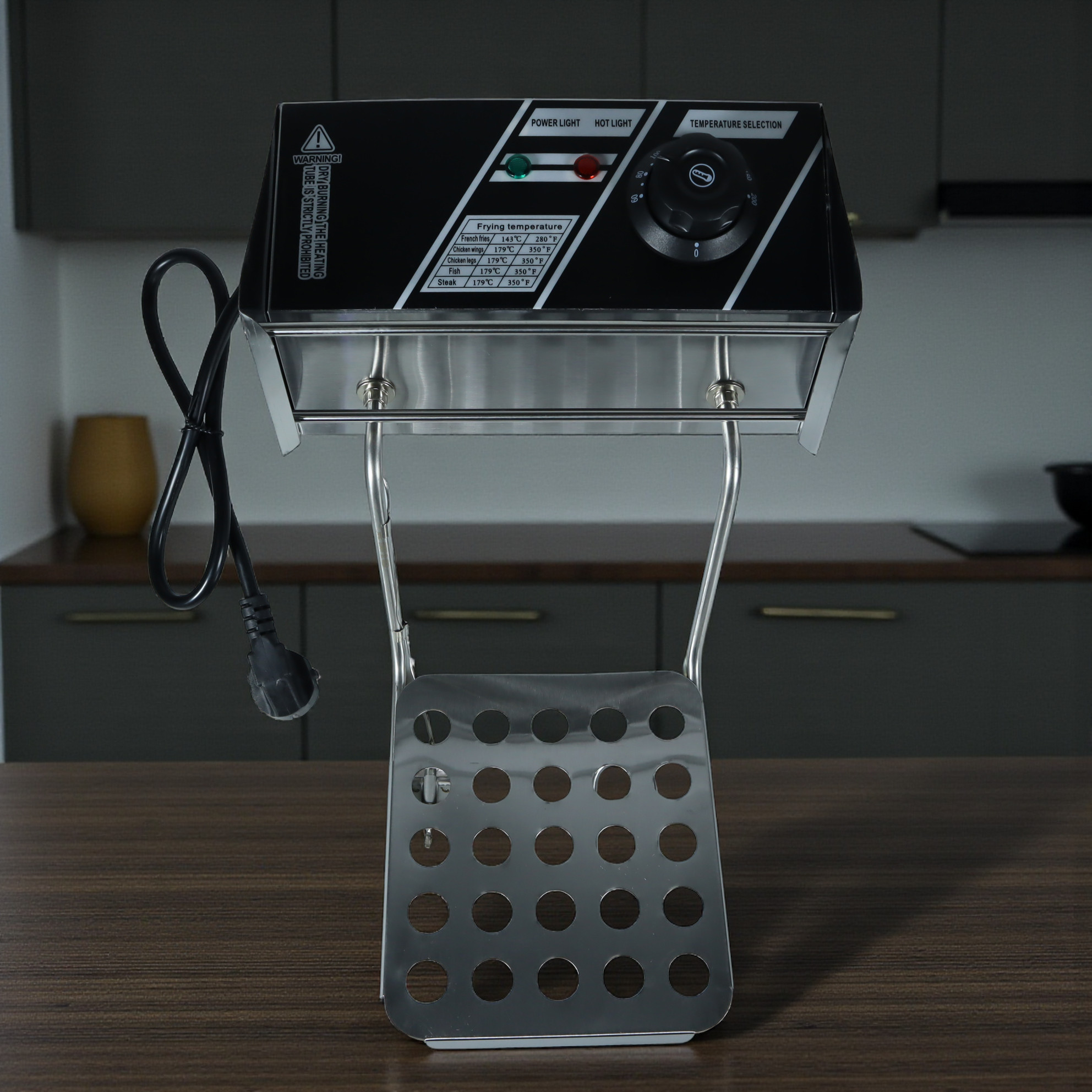 Tangwu Mesin Penggorengan Electric Deep Fryers 2500W - EH-81 Gambar produk Tangwu Mesin Penggorengan Electric Deep Fryers 2500W - EH-81