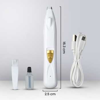 Gambar produk HWY Alat Cukur Bulu Kaki Hewan Elektrik Shaving Trimmer Pet 400mAh - H-400