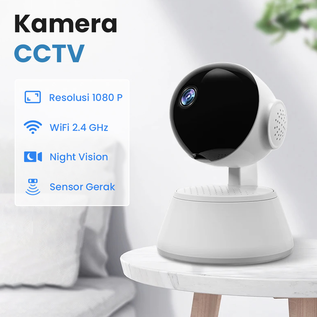V380 Pro Kamera CCTV Indoor WiFi IP Camera Motion Detection 1080P 1MP - Q6 Pro Gambar produk V380 Pro Kamera CCTV Indoor WiFi IP Camera Motion Detection 1080P 1MP - Q6 Pro