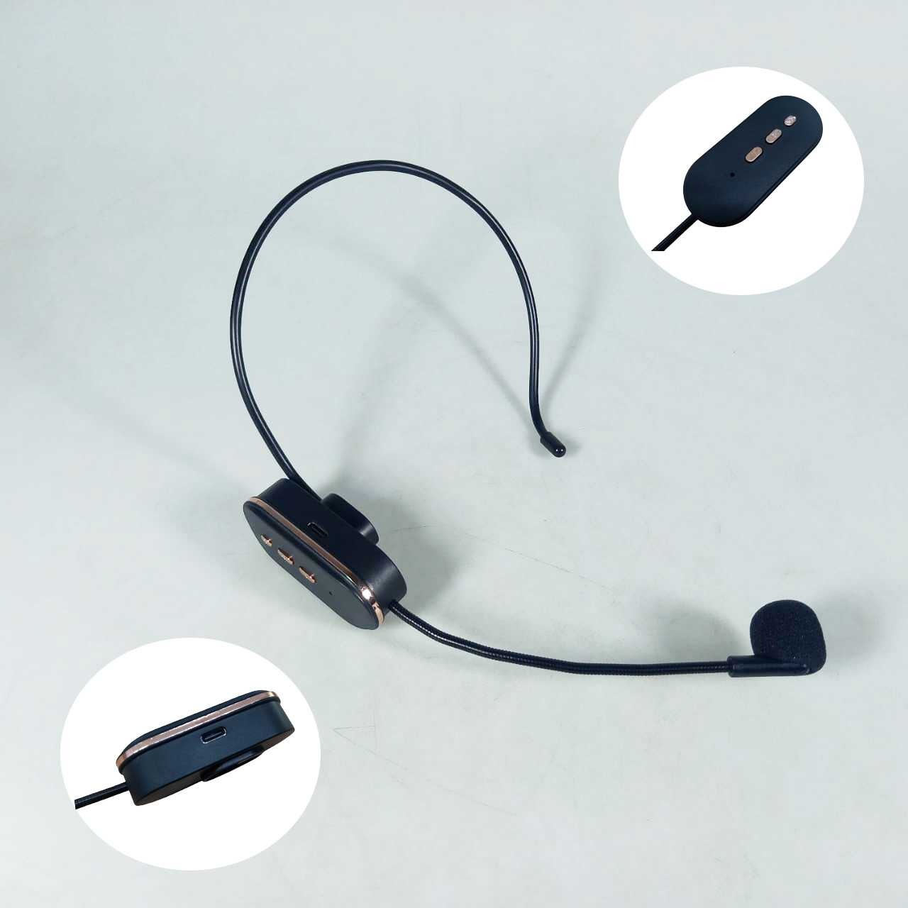 CLOVEY Wireless Lavalier Lapel Microphone 6.35mm Adapter 2.4GHz 300mAh - SI08 Gambar produk CLOVEY Wireless Lavalier Lapel Microphone 6.35mm Adapter 2.4GHz 300mAh - SI08