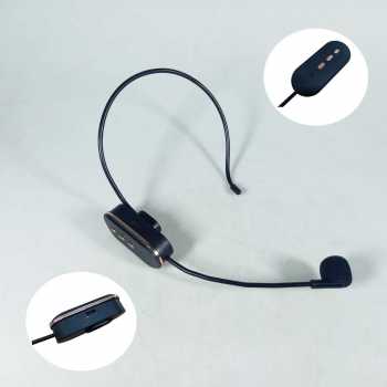 Gambar produk CLOVEY Wireless Lavalier Lapel Microphone 6.35mm Adapter 2.4GHz 300mAh - SI08