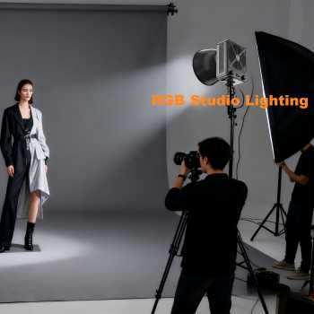 Gambar produk LIYADI Lampu Studio Fotografi COB LED RGBW 24 Mode TFT Display 230W - G230