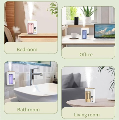 ERRIPE Diffuser Automatic Essential Oil Aromatherapy 5 Speed 50ml With Oil - EP56 Gambar produk ERRIPE Diffuser Automatic Essential Oil Aromatherapy 5 Speed 50ml With Oil - EP56