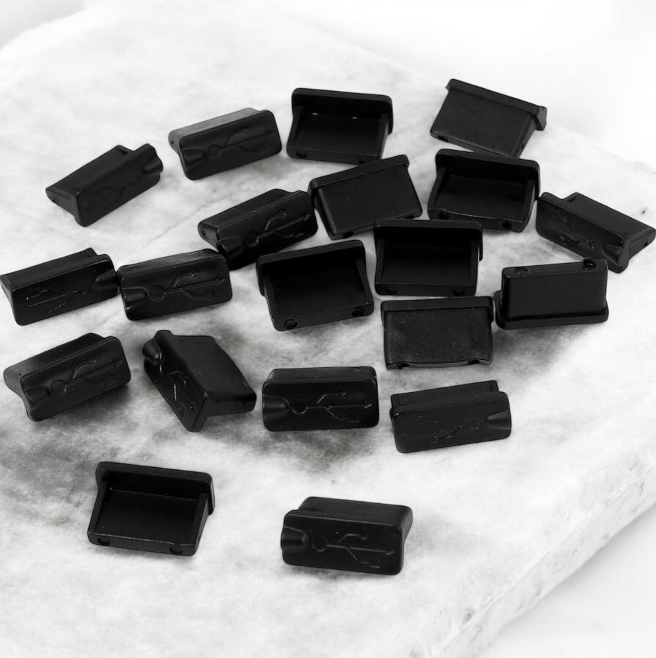 Gambar produk ICLOTH Dust Plug Cover Penutup Port Charger Laptop HP 10 PCS USB Type A - CL1